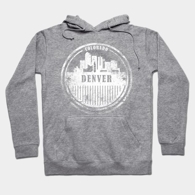 Denver city tee Hoodie by DimDom